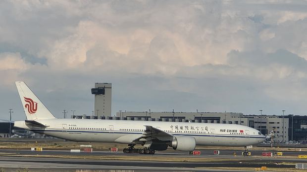 Air China Boeing 777-300ER at Frankfurt Airport